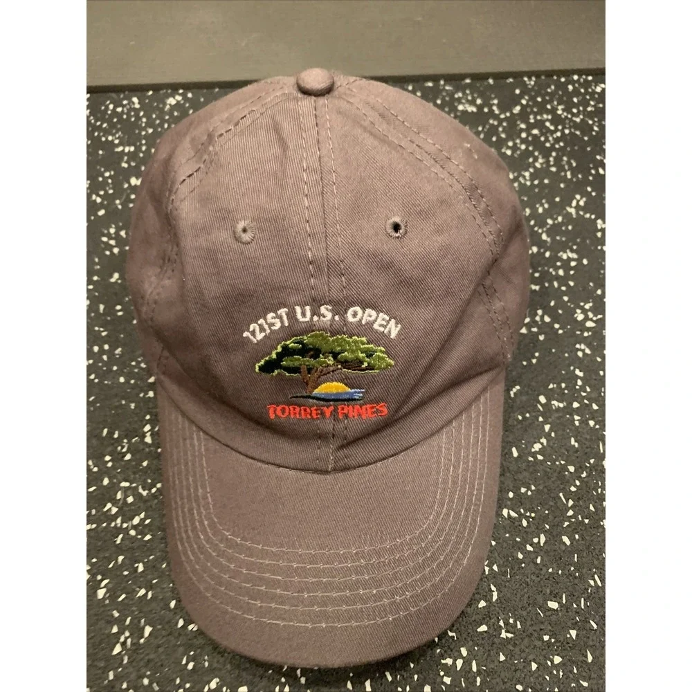 121st US Open‎ Torrey Pines  Dark Gray USGA Member Golf Cap Hat Adjustable Strap